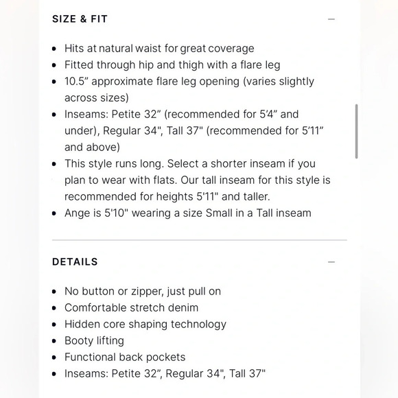 Spanx Wide Leg Jeans in Midnight Shade size Large - Picture 6 of 15